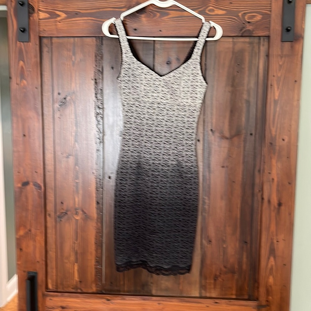 Xs ombré lace mini dress